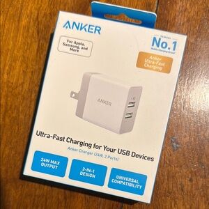 Anker Ultra-Fast USB Charger - NWT
